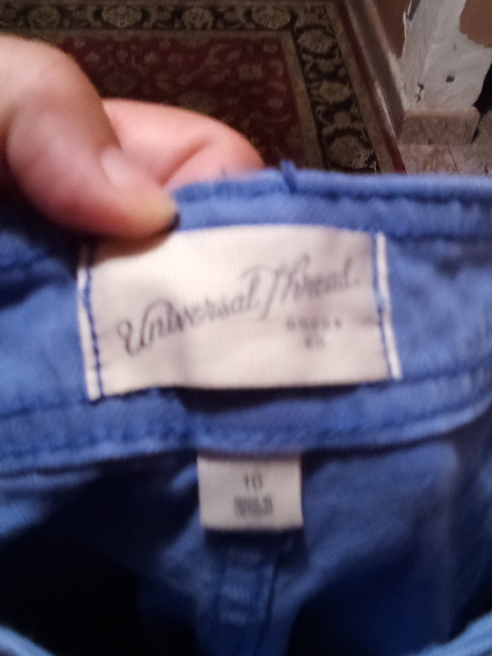 Women's Wide-Leg Pants in Blue ( Bag Q ) - Picture 3 of 3